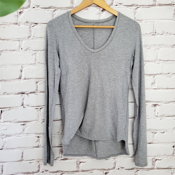 Lululemon Heathered Grey Longsleeve Top
